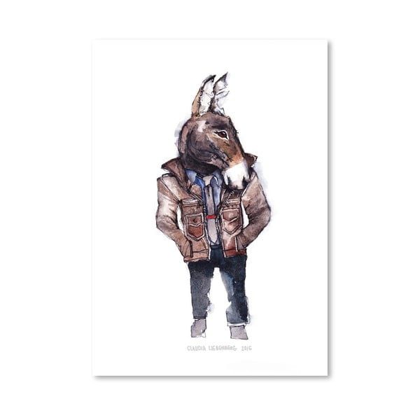 Plakat Jeffrey the Mule, 30x42 cm