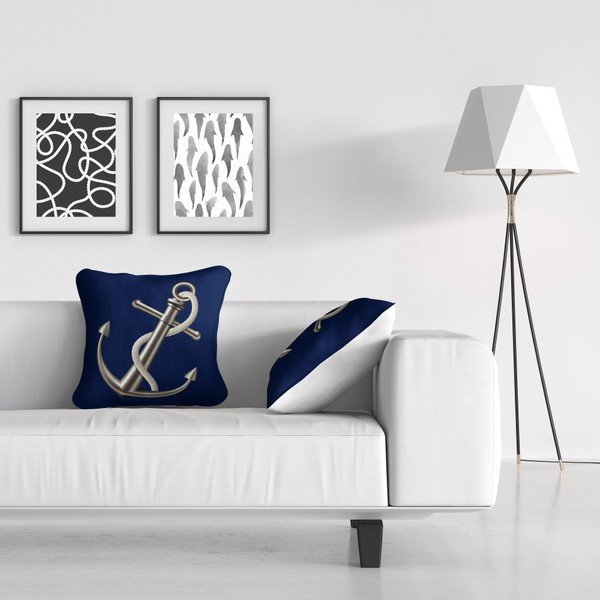 Dekoracyjna poszewka na poduszkę Anchor, 43x43 cm-image-1