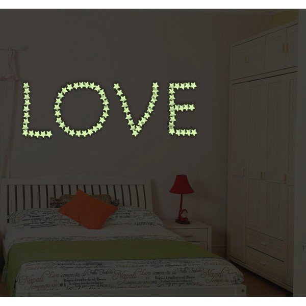 Komplet 100 świecących gwiazdek Ambiance Stars-image-2