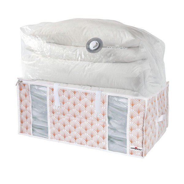 Różowy organizer z workiem próżniowym na ubrania Compactor Signature Blush 3D Vacuum Bag, 210 l-image-2