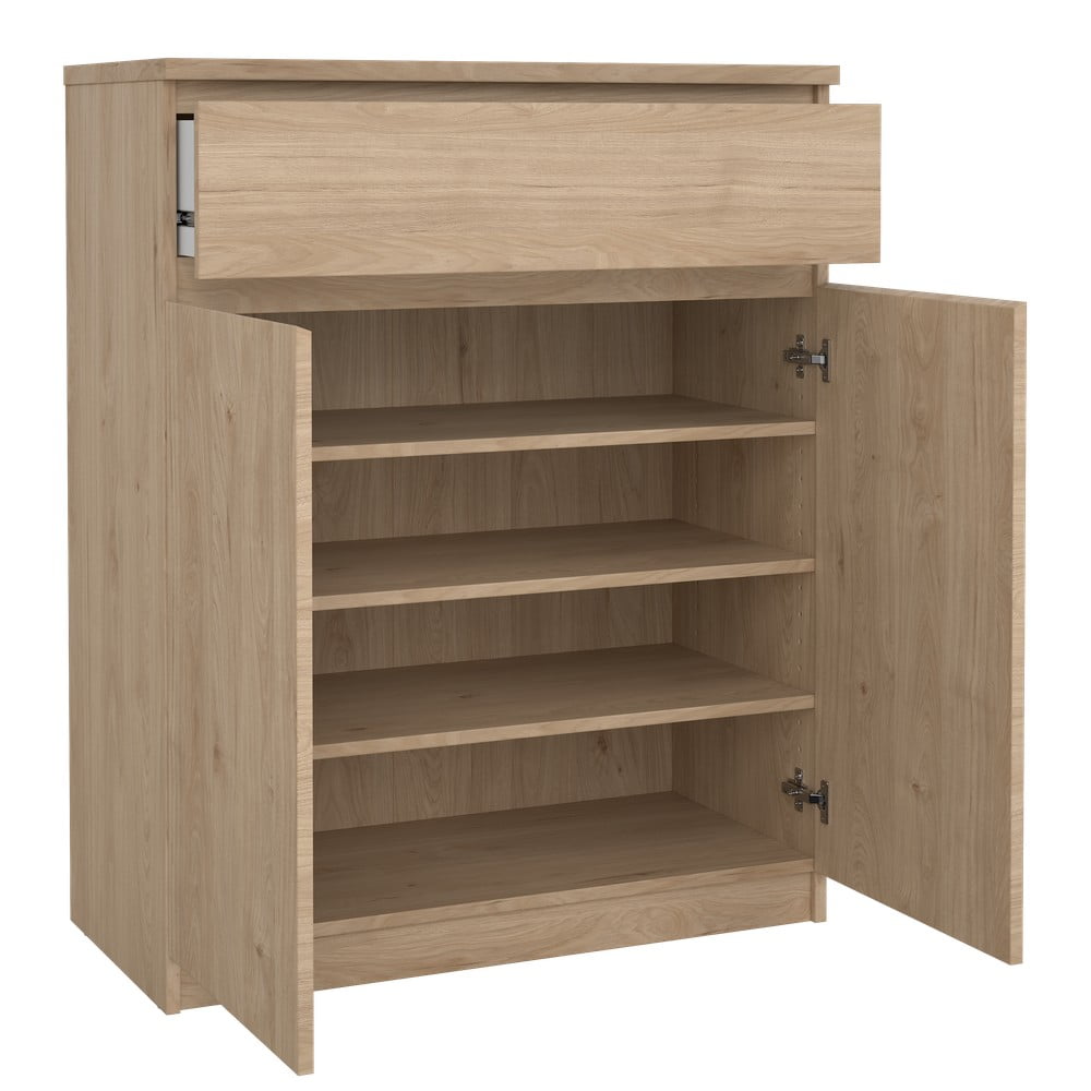 Komoda w dekorze dębu w naturalnym kolorze 80x100x40 cm Naia – Tvilum (zdjęcie 6)