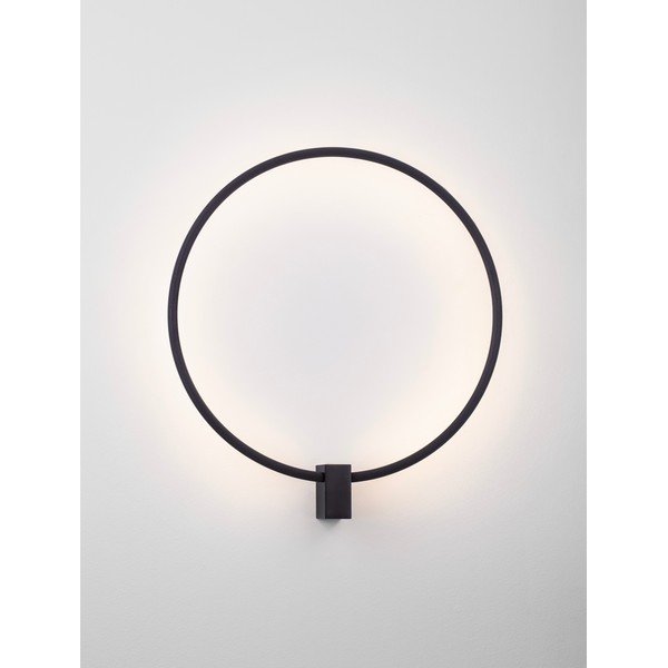 Aluminiowy kinkiet LED ze ściemniaczem w kolorze matowej czerni Cercio – Nova Luce-image-3