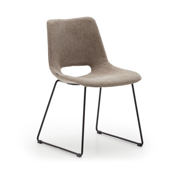 Jasnobrązowe krzesła zestaw 1 szt. Zahara – Kave Home