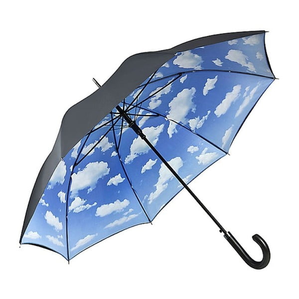 Niebieski parasol z podwójną warstwą Von Lilienfeld Bavarian Sky Double Layer, ø 100 cm