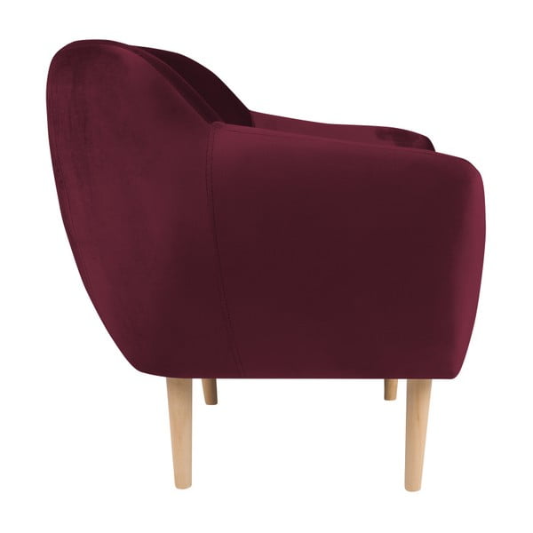 Bordowy fotel Mazzini Sofas Benito-image-4