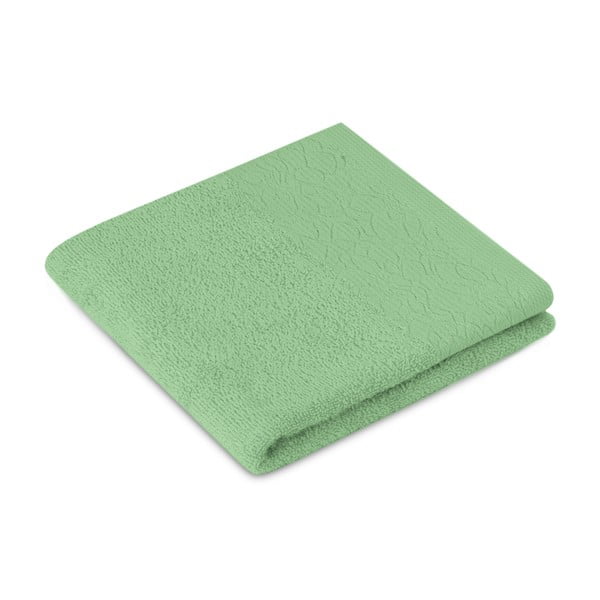 Jasnozielone bawełniane ręczniki zestaw 2 szt. frotte Flos – Restilo-image-1