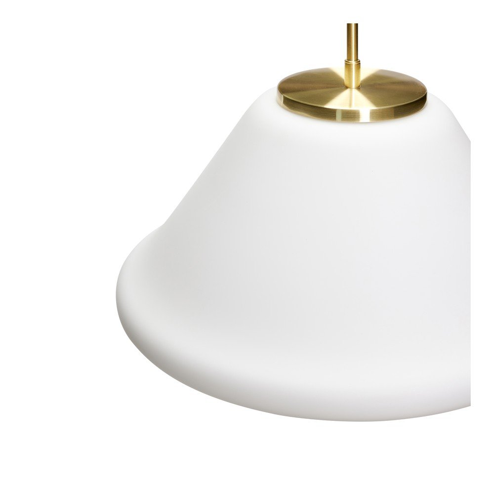Biała lampa wisząca ze ściemniaczem ø 40 cm Muse – Hübsch (zdjęcie 6)