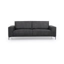 Antracytowa sofa z imitacji skóry 224 cm Copenhagen – Scandic
