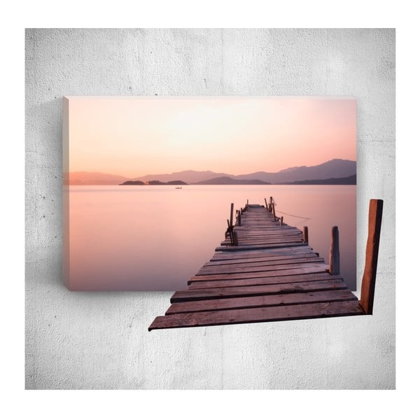 Obraz 3D Mosticx Wooden Dock, 40x60 cm