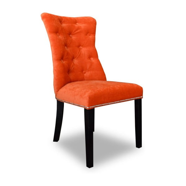 Pomarańczowe krzesło Massive Home Viola