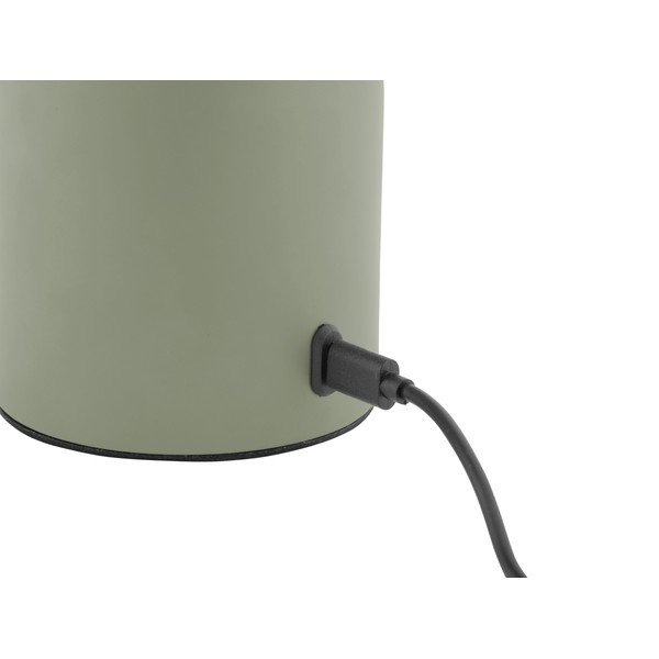 Lampa stołowa LED w kolorze khaki ze ściemniaczem i metalowo-szklanym kloszem (wysokość 29,5 cm) Camp – Leitmotiv-image-3