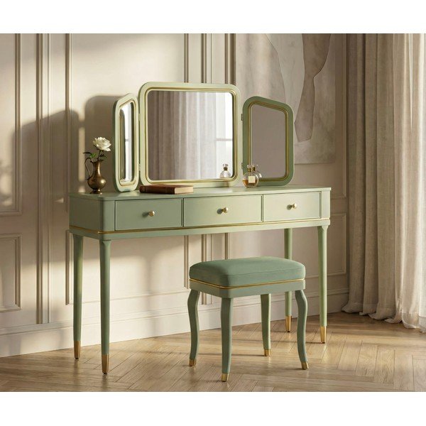 Toaletka z litego drewna sosnowego 37x120 cm Camille – Mauro Ferretti-image-1