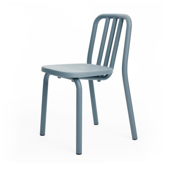 Niebieskie krzesło Mobles 114 Tube