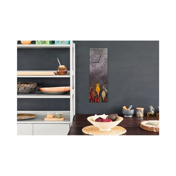 Zegar ścienny Styler Glassclock Spoons, 20x60 cm-image-1