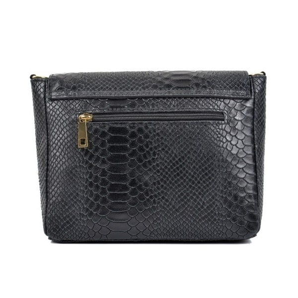 Czarna torebka skórzana Roberta M Tasima Nero-image-4
