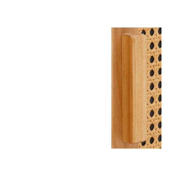 Komoda z drewna sosnowego z rattanowymi drzwiczkami Støraa Jolene, szer. 128 cm-image-2