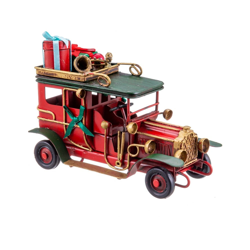 Metalowa figurka świąteczna (wysokość 8 cm) Vintage Car – Casa Selección