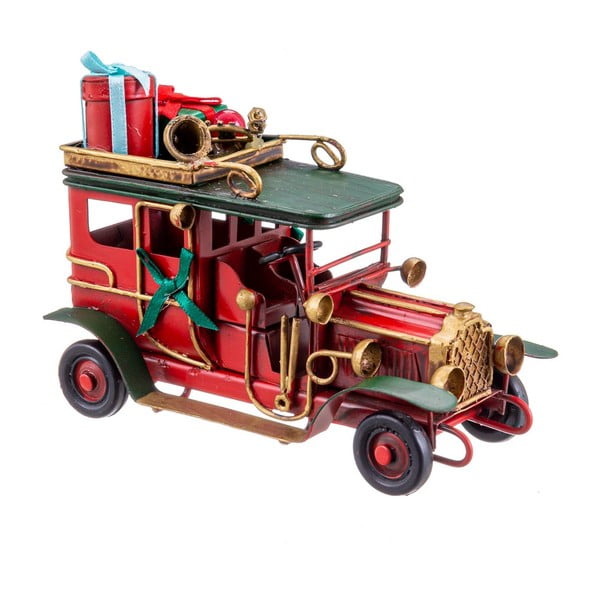 Metalowa figurka świąteczna (wysokość 8 cm) Vintage Car – Casa Selección