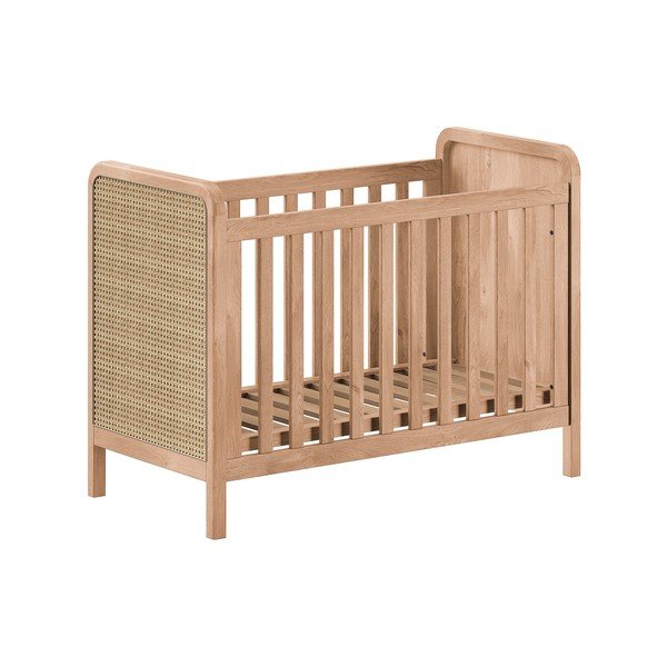 Łóżeczko z regulowaną wysokością 60x120 cm w naturalnym kolorze Woods – Vipack