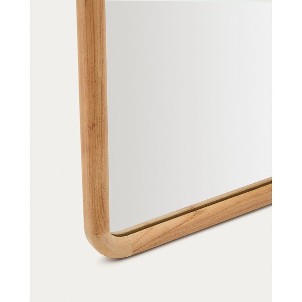 Lustro z drewnianą ramą ścienne 55x155 cm Milsa – Kave Home-image-4