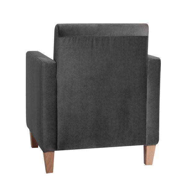 Antracytowy fotel Max Winzer Milla Velvet-image-3