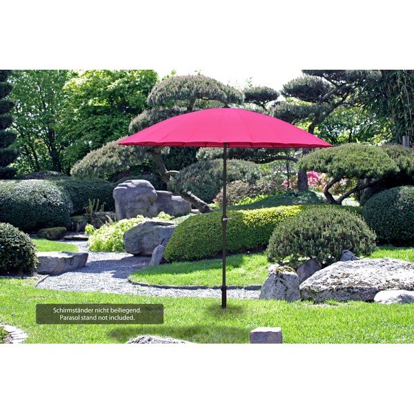 Różowy parasol ogrodowy ø 255 cm – Garden Pleasure-image-2