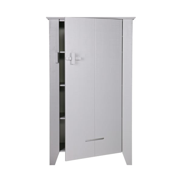 Szara szafka drewniana WOOOD Gijs-image-2