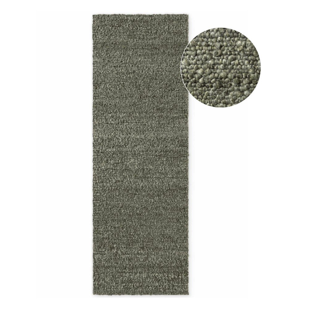 Zielony chodnik z materiału bouclé tkany ręcznie 80x200 cm Notting Hill Portobello – Ted Baker