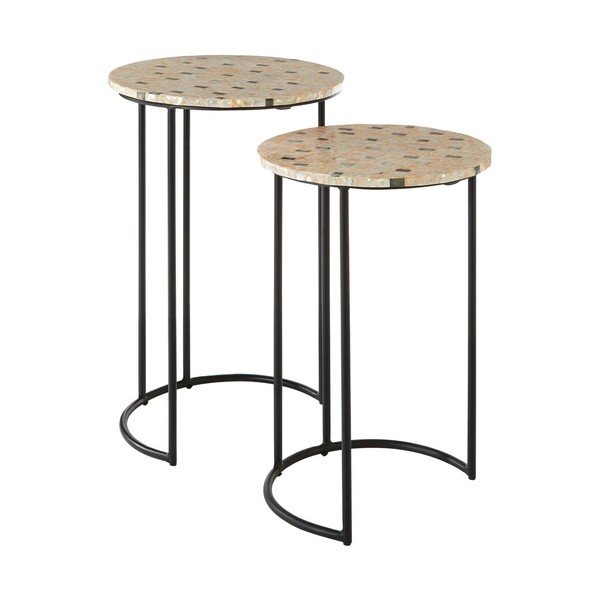 Okrągłe stoliki zestaw 2 szt. ø 38 cm Halle – Premier Housewares-image-4