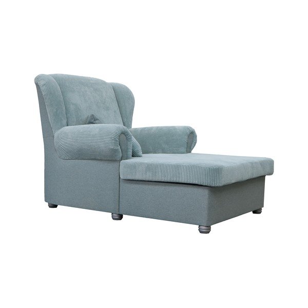 Szaroniebieski sztruksowy szezlong Lord – Ropez-image-3