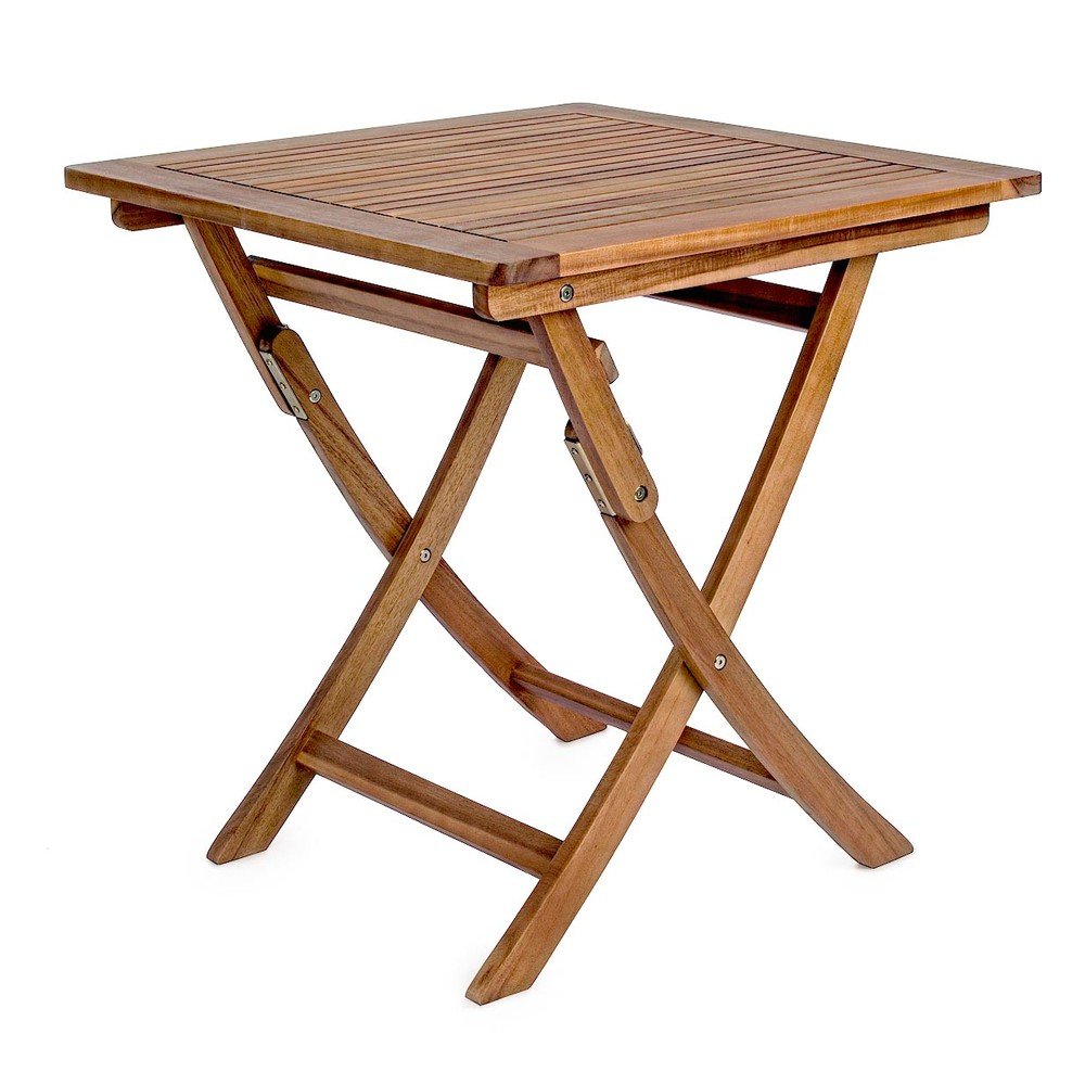 Stolik ogrodowy z litego drewna akacjowego 70x70 cm Noemi – Bizzotto