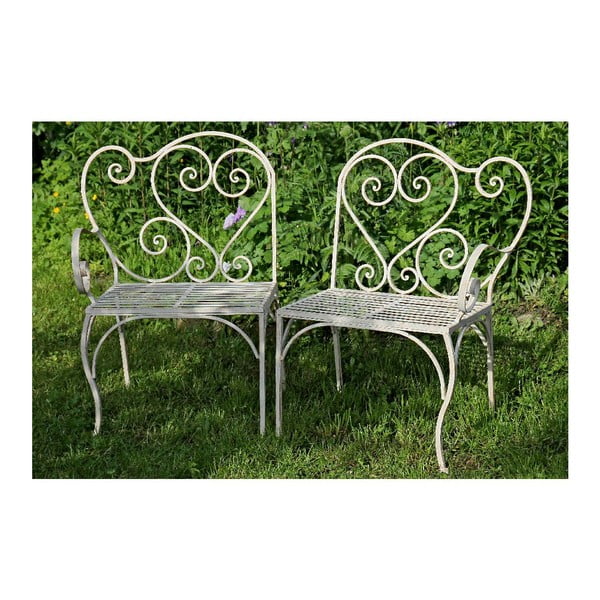 Zestaw 2 krzeseł ogrodowych Veronna