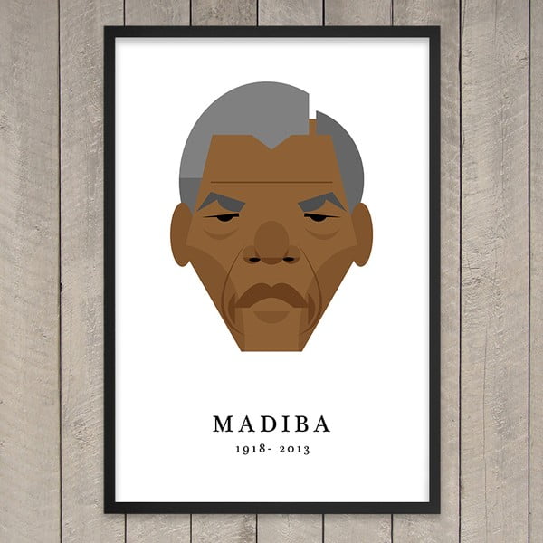 Plakat "Nelson Mandela", 29,7x42 cm