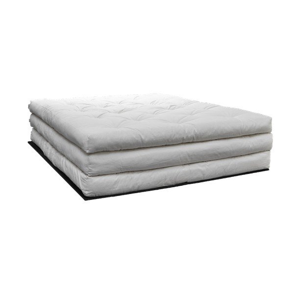 Potrójny materac Karup Design Stack Natural, 140x200 cm