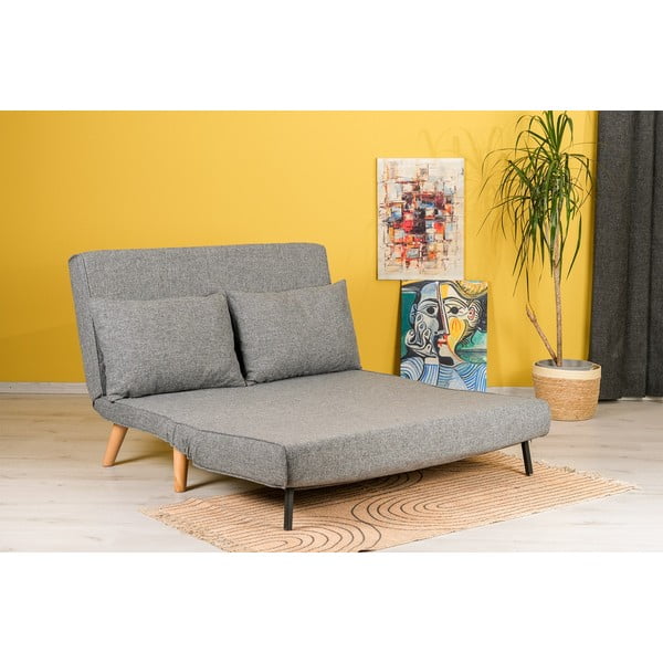 Szara rozkładana sofa 120 cm Folde – Artie-image-2