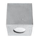 Szara lampa punktowa 10x10 cm Geo – Sollux