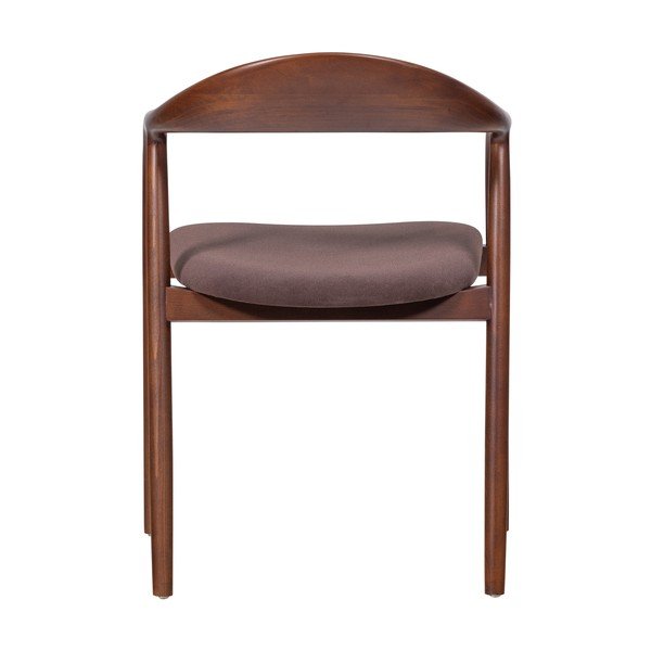 Brązowe krzesło z podłokietnikami z litego drewna bukowego Bran – WOOOD-image-4