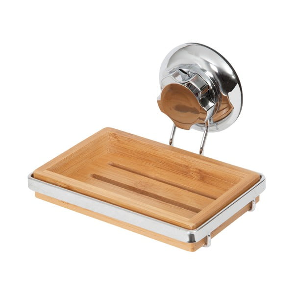 Mydelniczka bambusowa z przyssawkami Compactor Spa-image-3