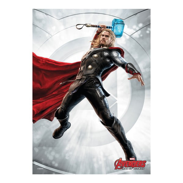 Plakat z blachy Age of Ultron Power Poses - Thor