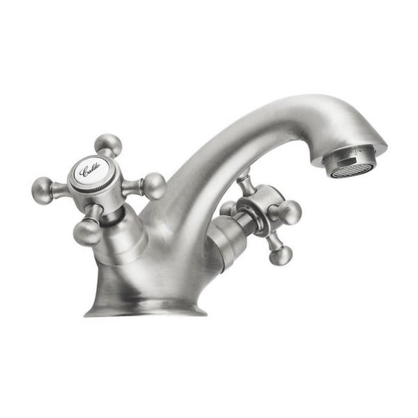 Bateria umywalkowa stojąca w kolorze matowego srebra Antea – Sapho-image-1