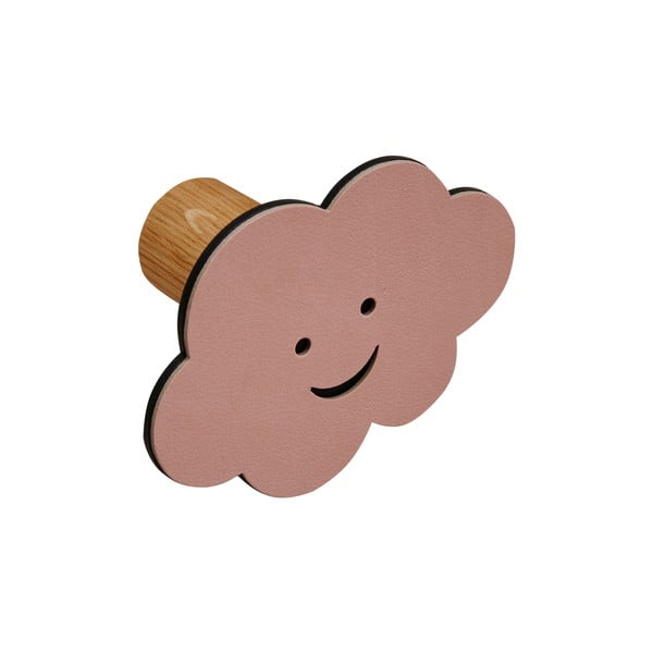 Różowy ścienny stalowy haczyk Cloud Dot Nupo – LIND DNA-image-1