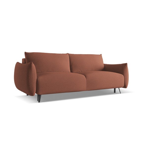 Różowa sofa 230 cm Malie – Makamii-image-2