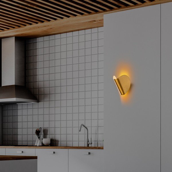 Kinkiet LED w kolorze złota Heybe – Opviq lights-image-3