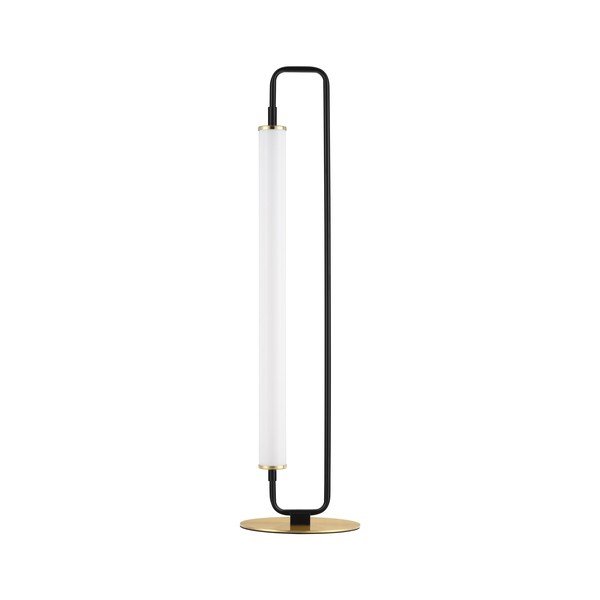 Biała/w kolorze matowej czerni metalowa lampa stołowa LED (wysokość 68 cm) Wetro – Nova Luce