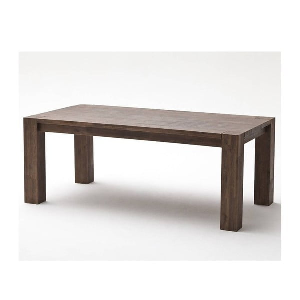 Ciemnobrązowy stół z drewna akacjowego SOB Sydney, 200 x 100 cm