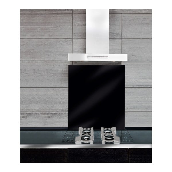 Czarna szklana płyta ochronna na ścianę przy kuchence Wenko, 70x60 cm-image-4