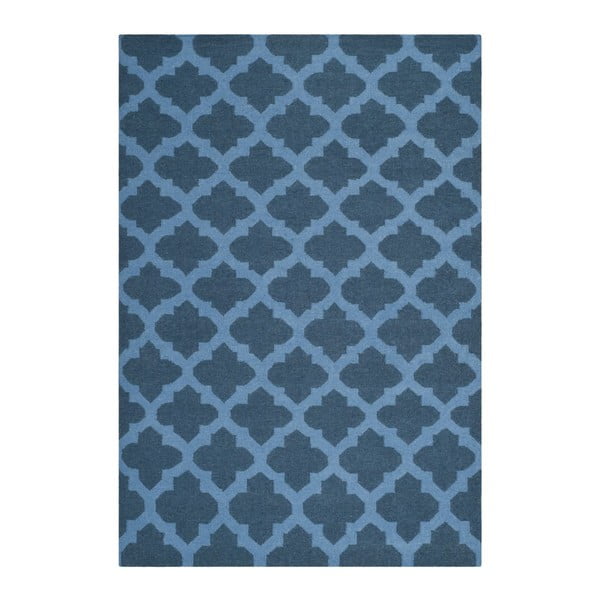 Niebieski dywan wełniany Safavieh Salé, 243x152 cm