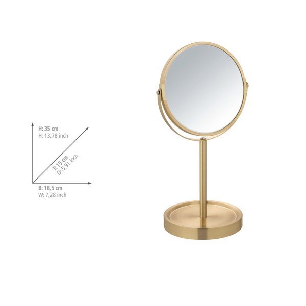 Lustro powiększające (powiększenie 3x) kosmetyczne 15x35 cm Alata – Wenko-image-2