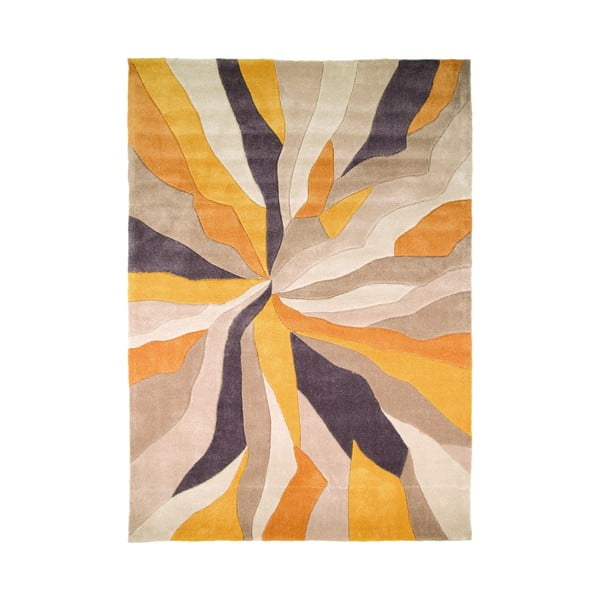 Żółty dywan Flair Rugs Splinter, 200x290 cm