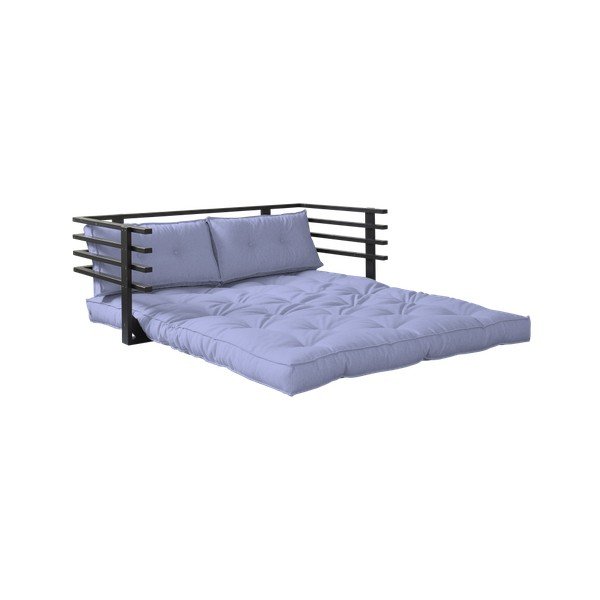 Sofa rozkładana Karup Funk Black/Blue Breeze-image-2